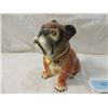 Image 3 : ANTIQUE BULLDOG BULL DOG CERAMIC BANK COOKIE JAR