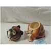Image 4 : ANTIQUE BULLDOG BULL DOG CERAMIC BANK COOKIE JAR