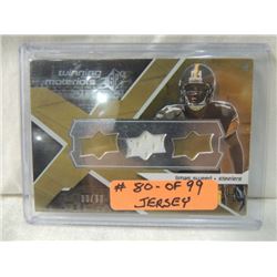 2008 SPX NFL FOOTBALL CARD JERSEY #80 OF 99