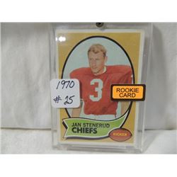 1970 TOPPS FOOTBALL NFL CARD ROOKIE STENERUD