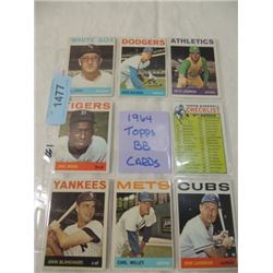 26 CARD LOT TOPPS BASEBALL OLDER EX TO MINT