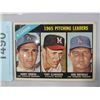 Image 1 : 1966 TOPPS BASEBALL CARD #223 PITCHING LEADERS