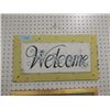 Image 1 : SHABBY CHIC VINTAGE STYLE WELCOME SIGN OUTDOOR