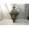 Image 1 : MASSIVE OUTDOOR POST LIGHT CARRIAGE BRASS COPPER