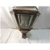 Image 2 : MASSIVE OUTDOOR POST LIGHT CARRIAGE BRASS COPPER