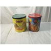 Image 1 : PAIR VINTAGE SCOOBY DOO STORAGE TINS ARCHIE