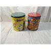 Image 2 : PAIR VINTAGE SCOOBY DOO STORAGE TINS ARCHIE