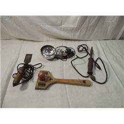 3 VINTAGE TOOLS GE LIGHT SOLDERING IRON MORE