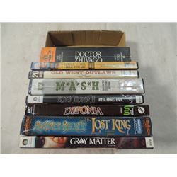 BOX LOT DVD MOVIES GAMES VHS PC GAMES