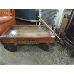 1920'S JANESVILLE BALL BEARING COASTER WAGON TABLE