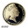 Image 1 : Elizabeth II gold 200 Dollars 1993,...