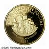Image 2 : Gold 250 Dollars 1987 Queen Isabella and Columbus,...