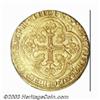 Image 2 : Flanders. Louis de Male, 1346-84, gold Cavalier d'or,...