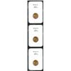 Image 1 : Three Leopold II gold 20 Francs 1882,...