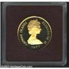 Image 1 : Elizabeth II gold 100 Dollars 1977,...