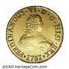 Image 1 : Ferdinand VI gold 8 Escudos 1751-So-J,...
