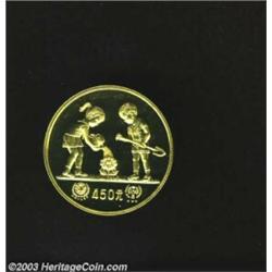 People's Republic gold 450 Yuan 1979,...