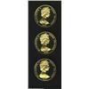 Image 1 : Three Gold 100 Dollars 1975-1977,...