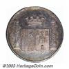Image 2 : Amadeo I silver Proclamation ND (ca. 1871), Bust right-AMADEO PRIMERO/Crowned columns with arms o...