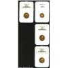 Image 1 : A lot of four Gold 10 and 20 Kroner including:...