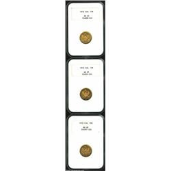 Gold 10 Markkaa 1913 trio:...