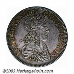Louis XIII 1/2 Ecu 1643-A,...