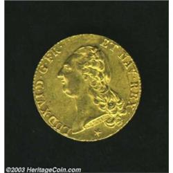 Louis XVI gold 2 Louis d'or 1786-W,...