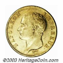 Napoleon Empereur gold 40 Francs AN 13 A,...