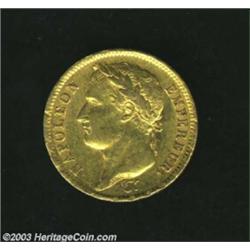 Napoleon Empereur gold 40 Francs 1808-H,...