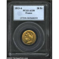 Napoleon Empereur gold 20 Francs 1812-A,...