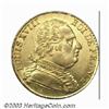 Image 1 : Louis XVIII gold 20 Francs 1815-R,...