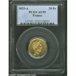 Charles X gold 20 Francs 1825-A,...