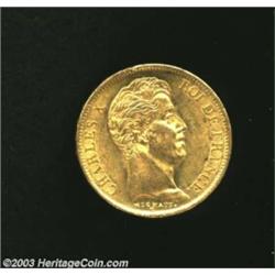 Charles X gold 40 Francs 1830-A,...