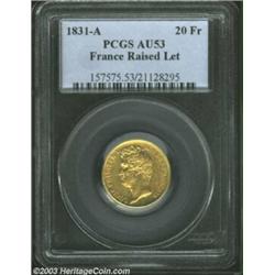 Louis Philippe I gold 20 Francs 1831-A,...