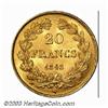 Image 2 : Louis Philippe I gold 20 Francs 1848-A,...