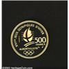Image 2 : Gold 500 Francs 1991 Pierre de Coubertin,...