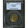 Image 3 : George III gold Guinea 1798,...