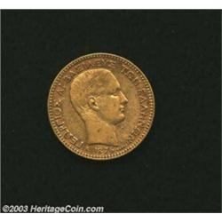 George I gold 20 Drachmai 1876-A,...