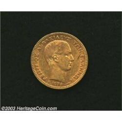George I gold 20 Drachmai 1876-A,...