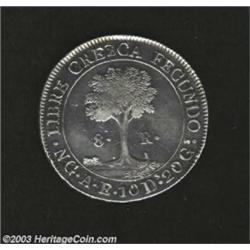 Central American Republic 8 Reales 1846/2-AE,...