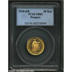 Franz Joseph I gold 20 Korona 1910,...