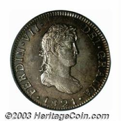 Ferdinand VII 2 Reales 1821-MoJJ,...