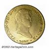 Image 1 : Ferdinand VII gold 8 Escudos 1817-JP,...