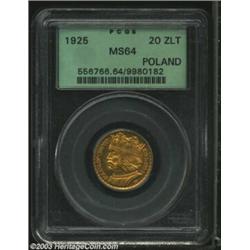 Gold 20 Zlotych 1925,...