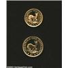 Image 2 : Two-piece gold proof set 1952,...