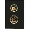 Image 2 : Two-piece gold proof set 1969,...
