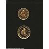 Image 1 : Two-piece gold proof set 1974,...
