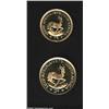 Image 2 : Two-piece gold proof set 1979,...