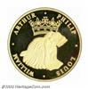 Image 1 : Gold Royal Baby Medallion 1982,...