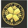 Image 1 : Gold Royal Baby Medallion 1982,...